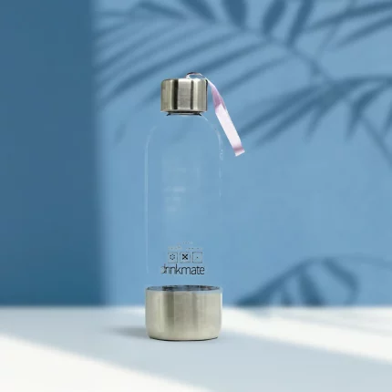 Extra 1 liter plastic Soda bottle stainless steel base multiple colors