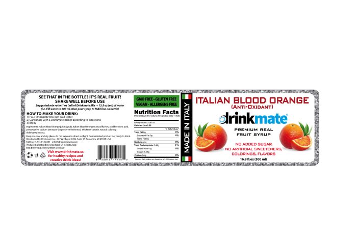 Blood Orange شراب الجريب فروت الوردي الإيطالي الفاخر اكولاين – Drinkmate - الصورة 2