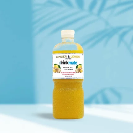 Ginger & Lemon Premium Italian Syrup Drinkmate Aqualine